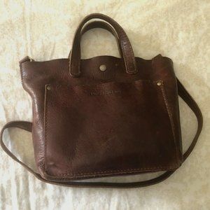 Portland Leather Mini Crossbody Tote